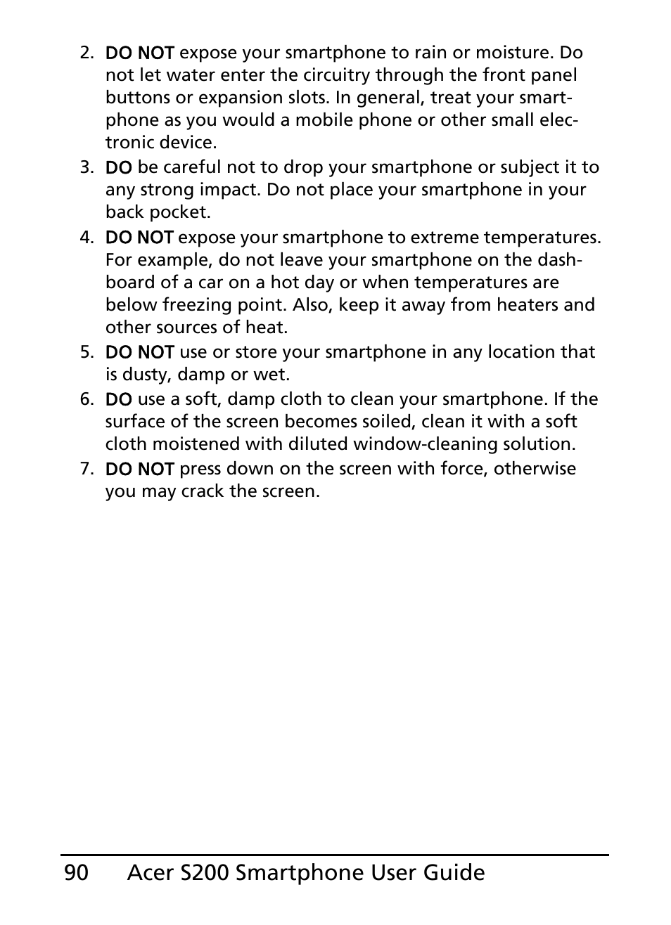 Acer S200 User Manual | Page 90 / 100