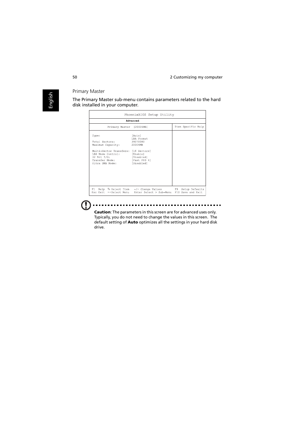 Acer 240 User Manual | Page 58 / 92