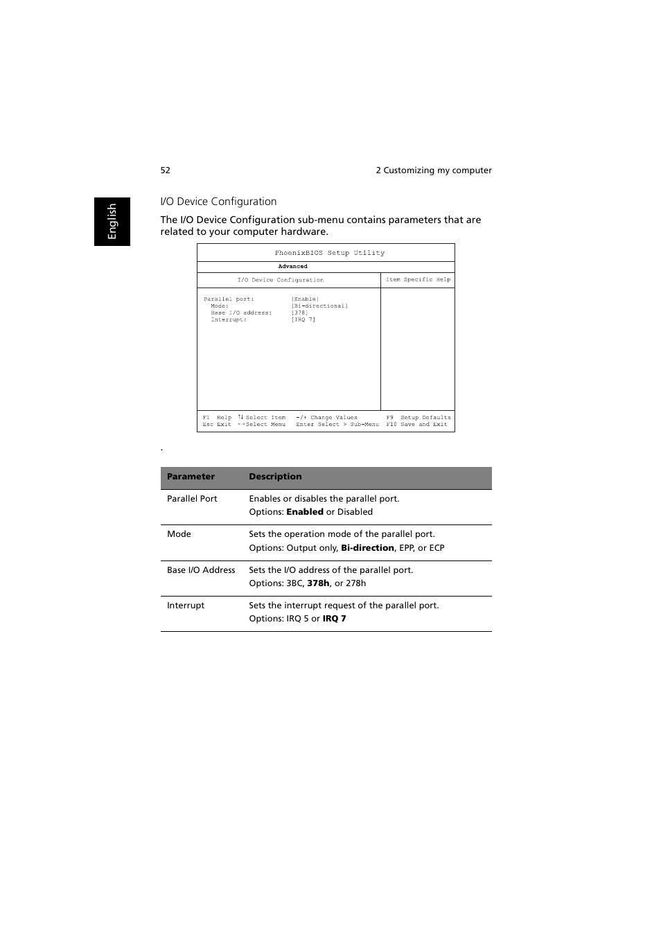 Acer 240 User Manual | Page 60 / 92