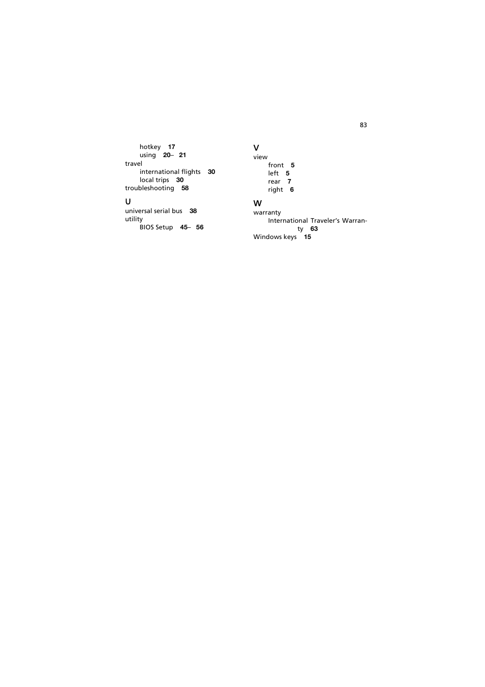 Acer 240 User Manual | Page 91 / 92