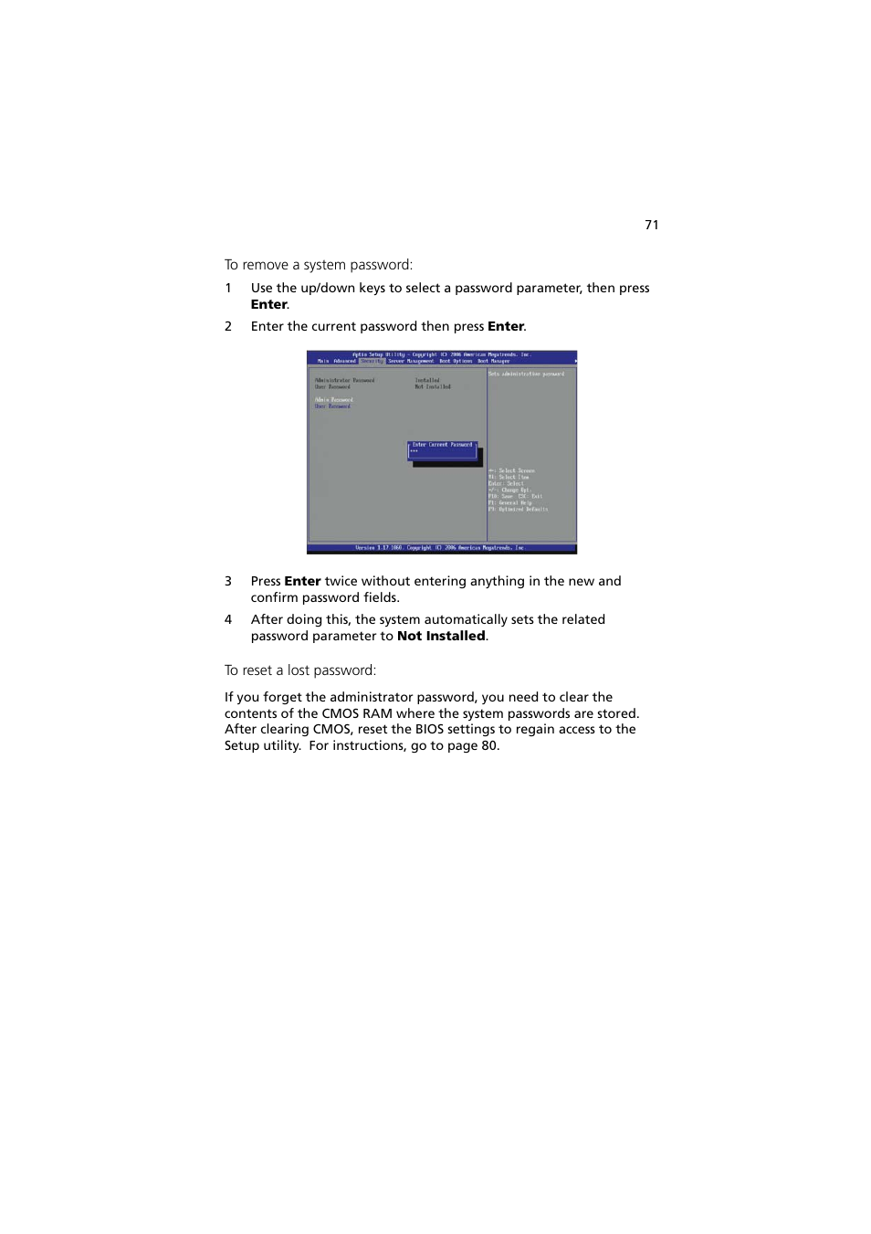 Acer Altos G330 Series User Manual | Page 89 / 134