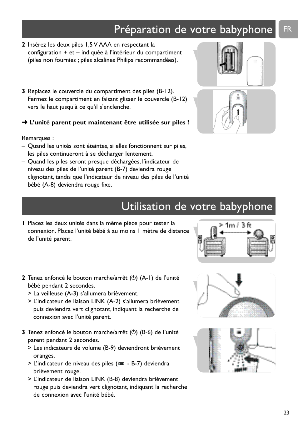 Philips DECT Babyphone User Manual | Page 23 / 184