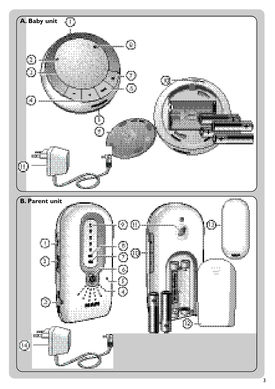 Philips DECT Babyphone User Manual | Page 3 / 184
