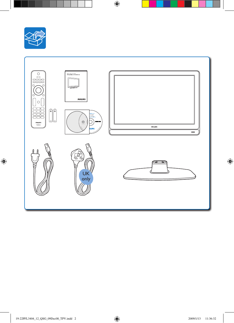 Uk only | Philips LCD-Fernseher User Manual | Page 2 / 11