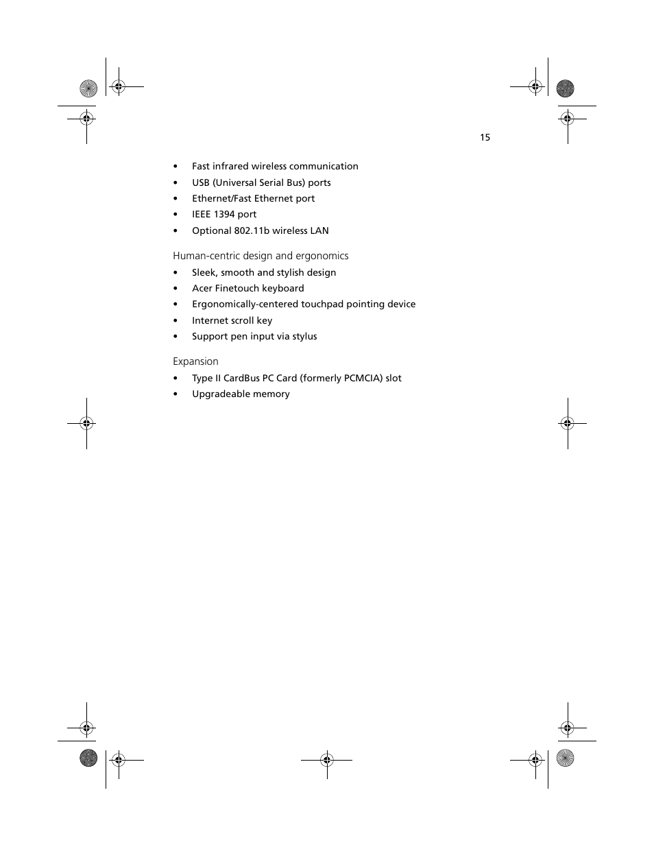 Acer 100 Series User Manual | Page 25 / 94