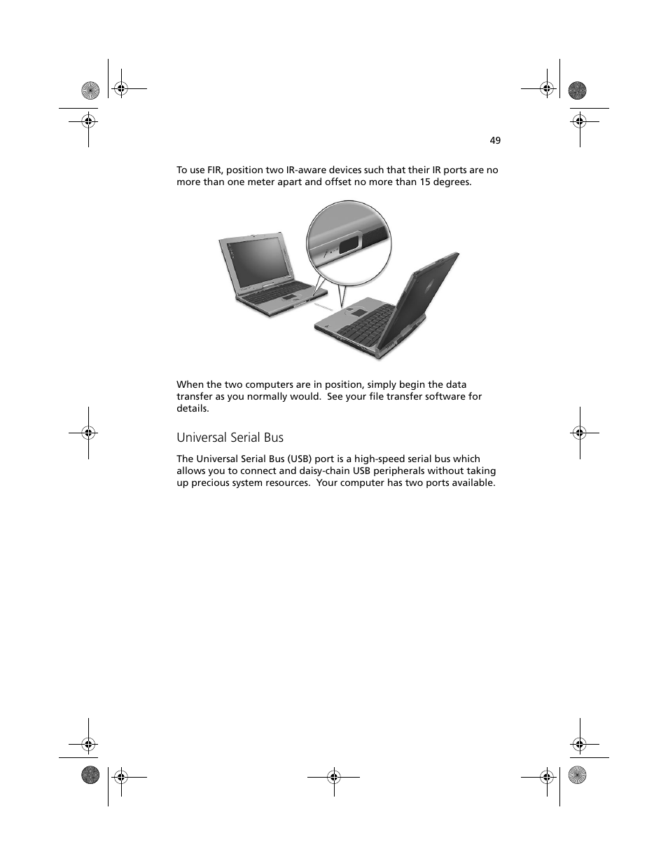 Universal serial bus | Acer 100 Series User Manual | Page 59 / 94