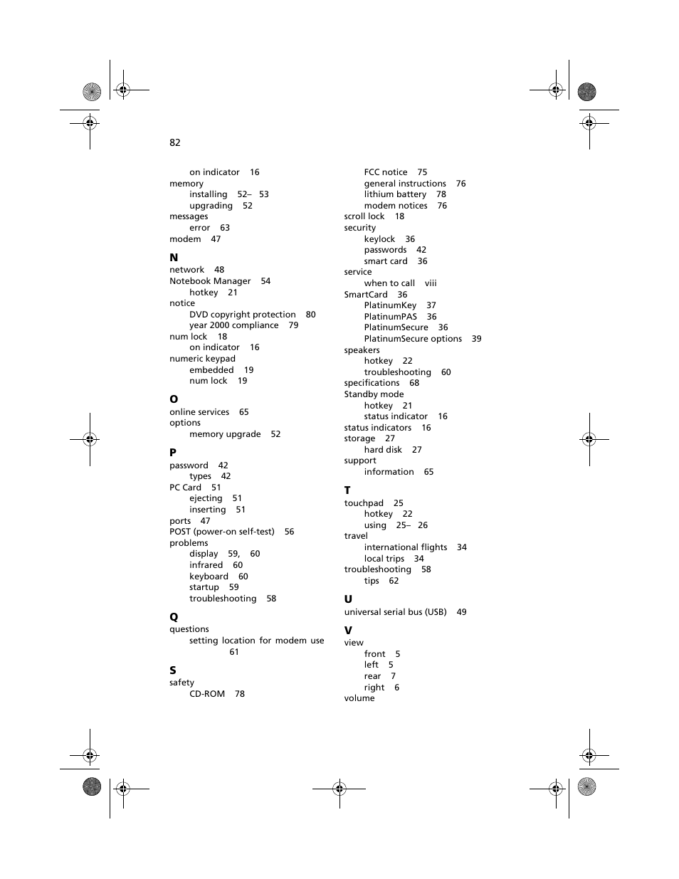 Acer 100 Series User Manual | Page 92 / 94