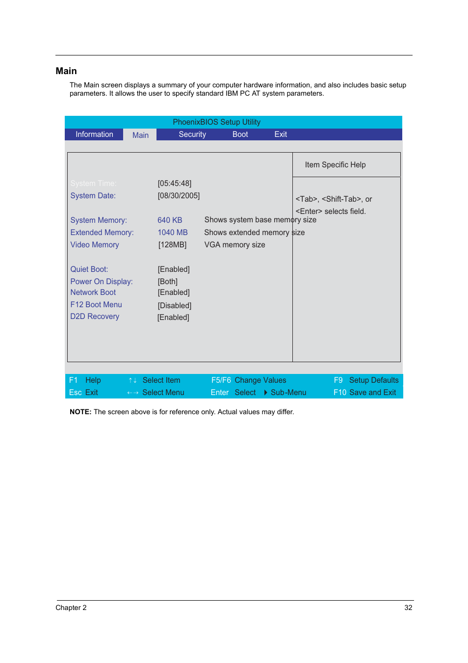 Main | Acer 4060 User Manual | Page 41 / 99