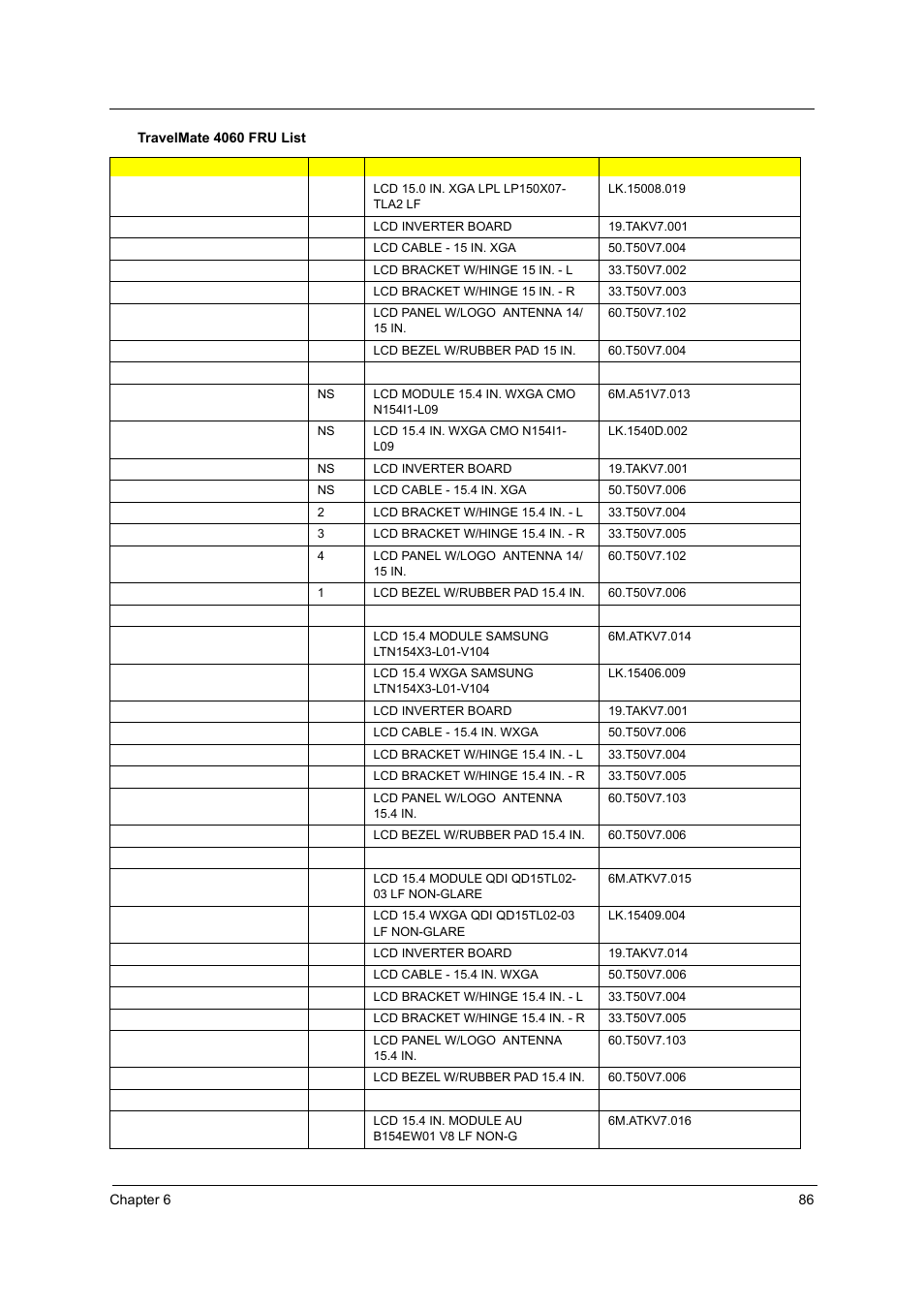 Acer 4060 User Manual | Page 95 / 99