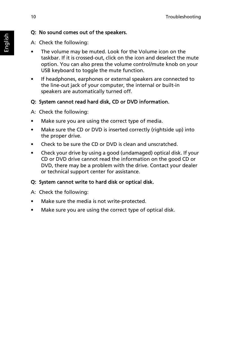 Acer Aspire L series User Manual | Page 14 / 22