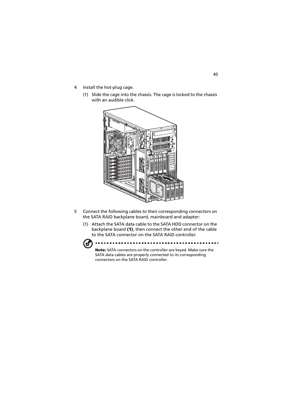 Acer Altos G5350 Series User Manual | Page 55 / 164