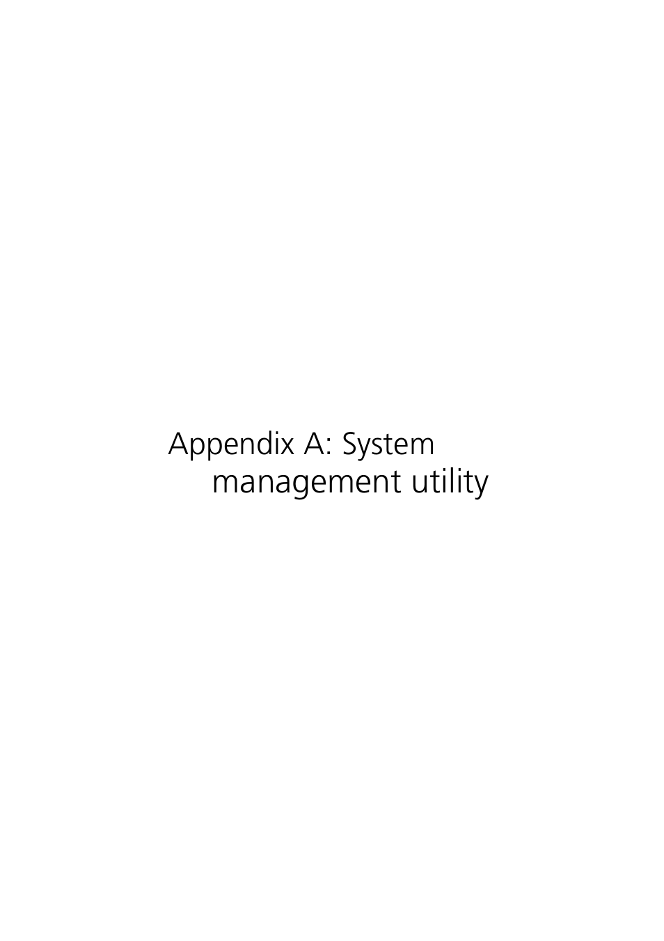 Appendix a: system management utility | Acer Altos G530 Series User Manual | Page 153 / 190