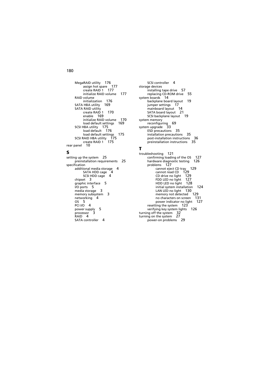 Acer Altos G530 Series User Manual | Page 190 / 190