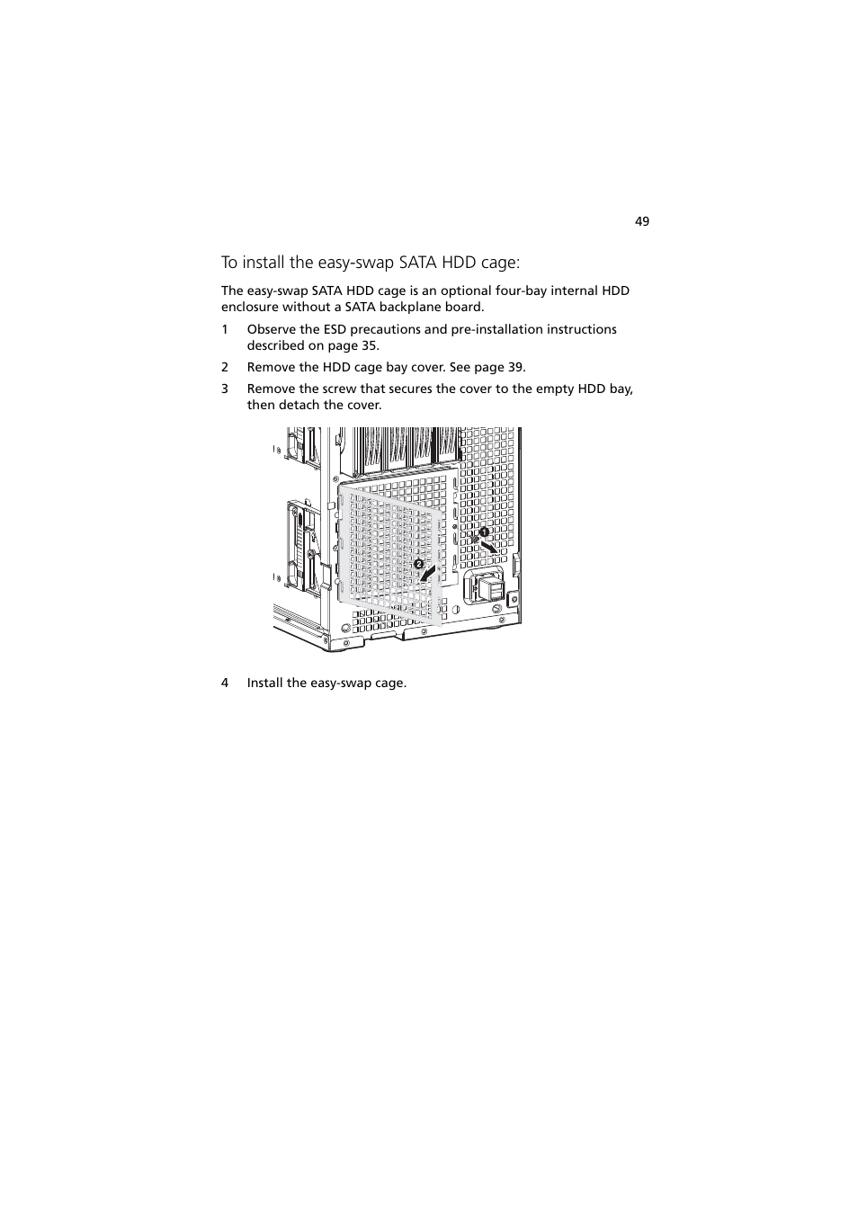 Acer Altos G530 Series User Manual | Page 59 / 190