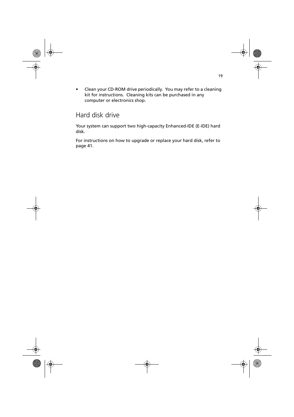 Hard disk drive | Acer Altos R300 User Manual | Page 33 / 130