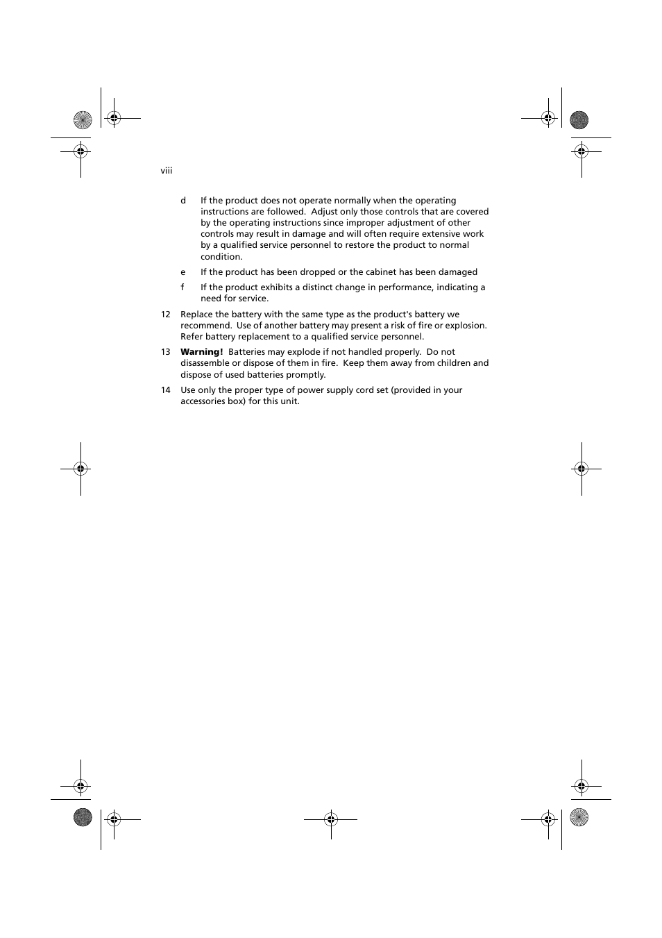 Acer Altos R300 User Manual | Page 8 / 130