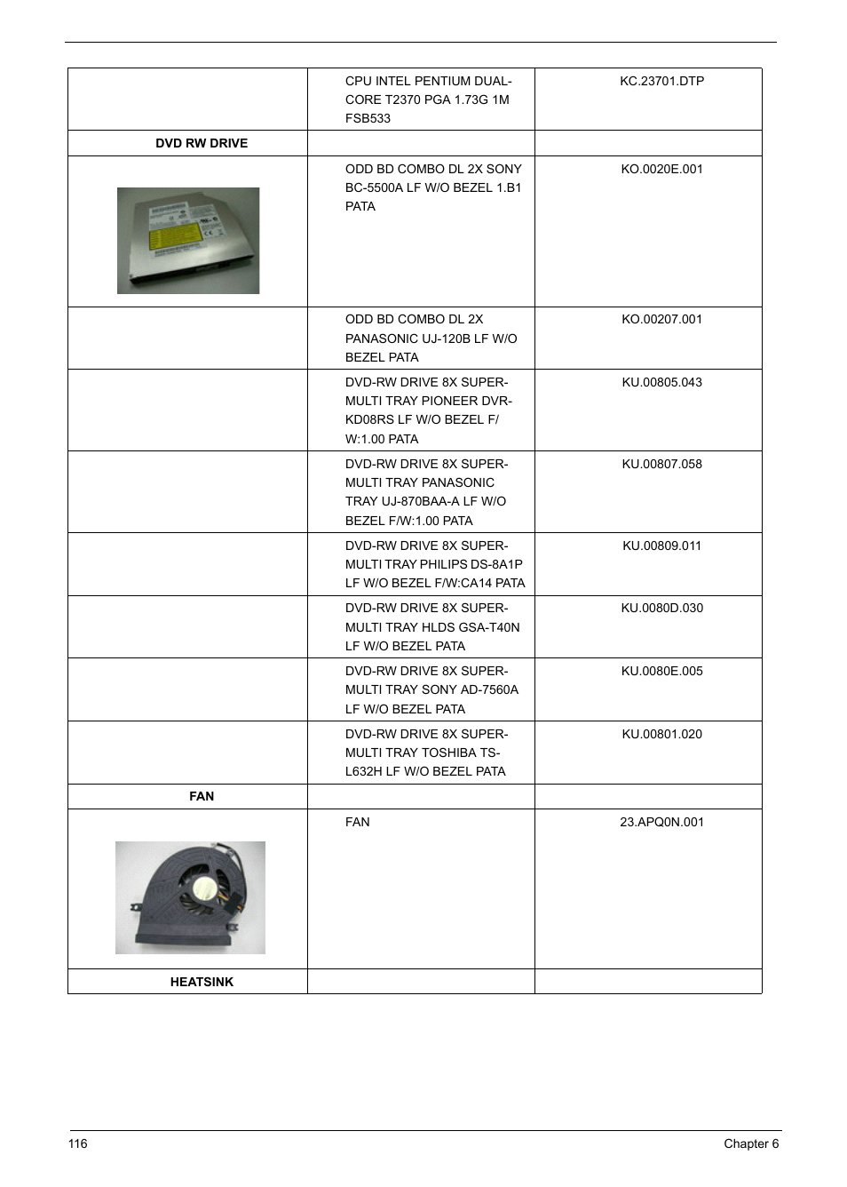 Acer 6920 User Manual | Page 118 / 124