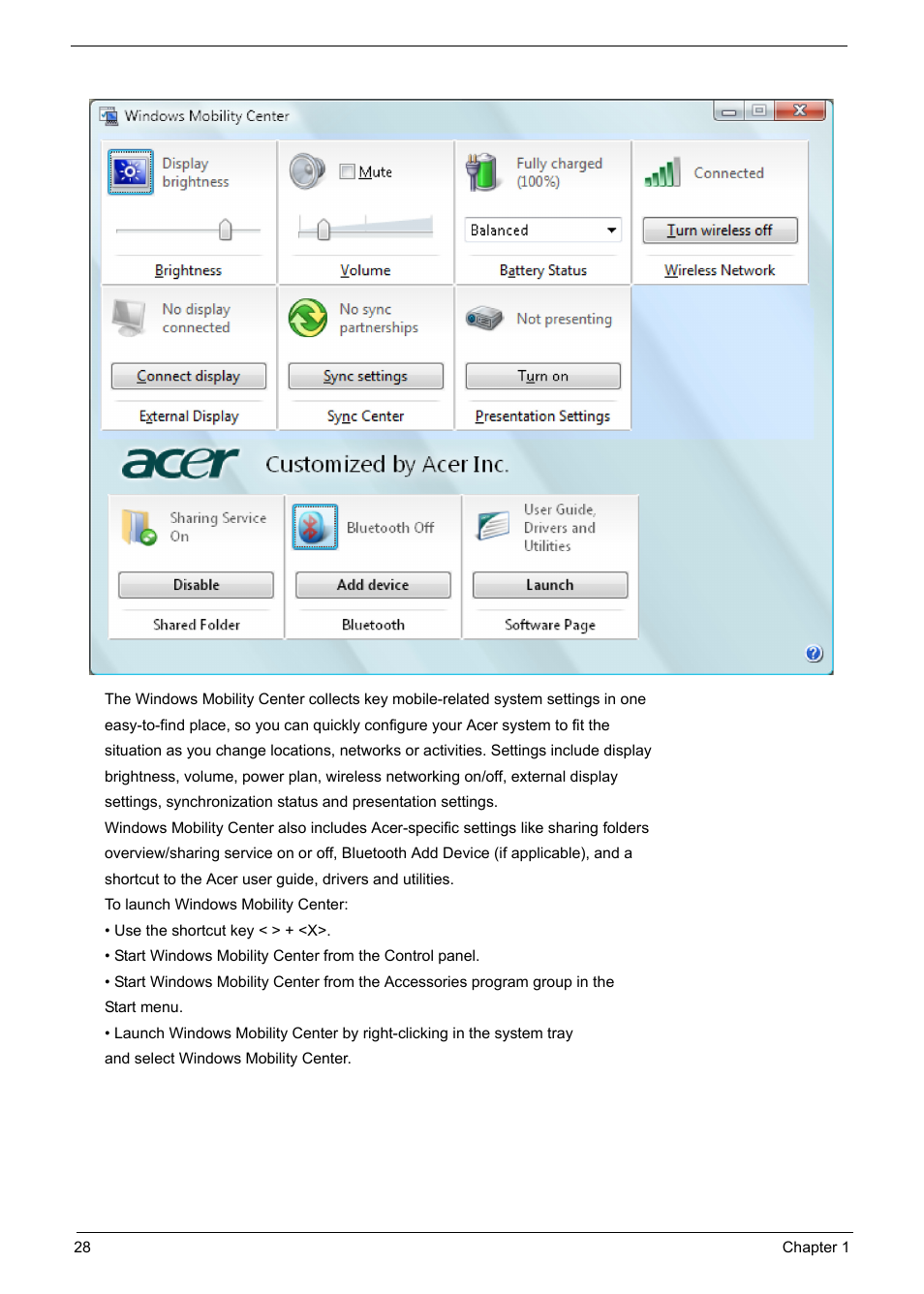 Acer 6920 User Manual | Page 34 / 124