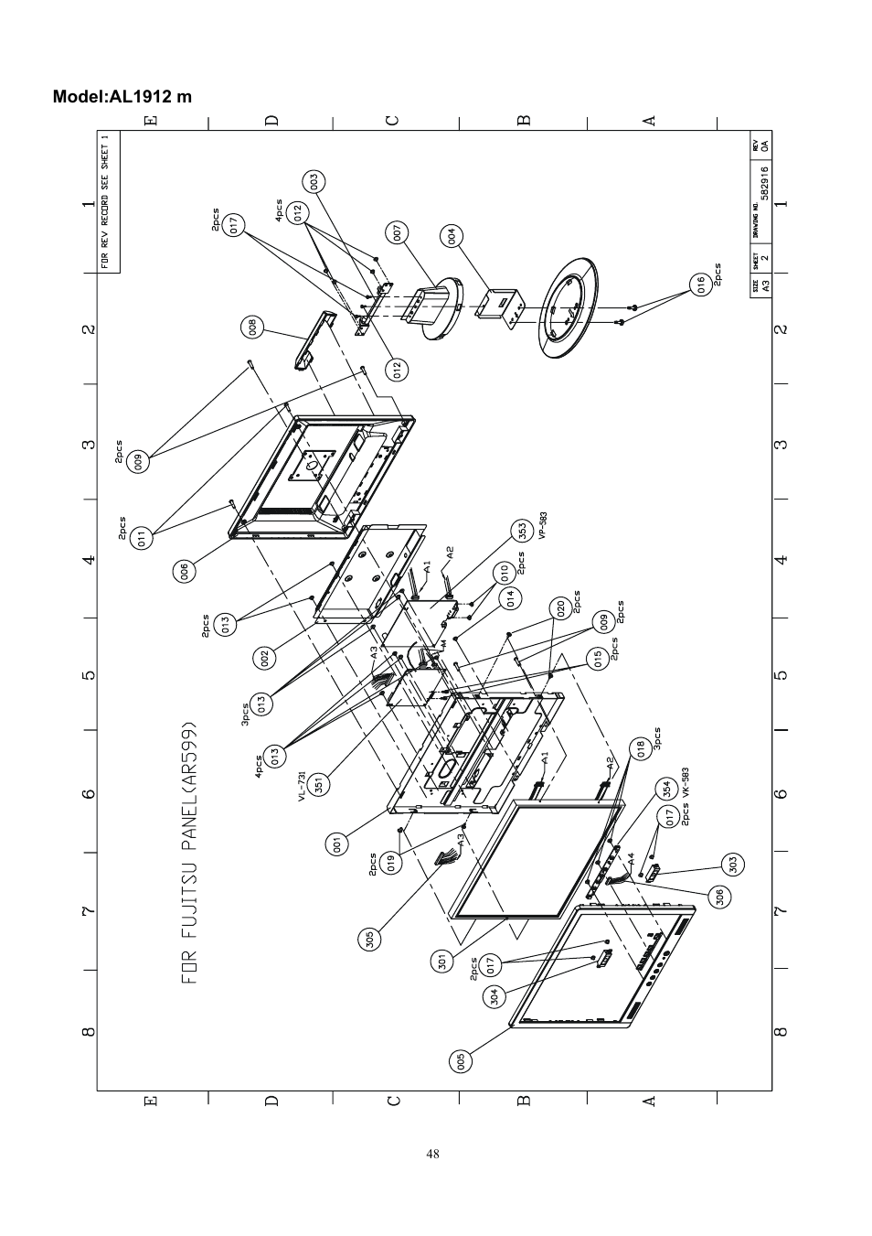 Acer AL1912 User Manual | Page 48 / 62