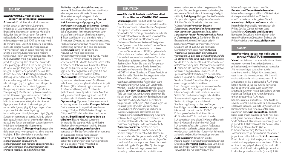 Philips AVENT Lern-Set User Manual | Page 2 / 5