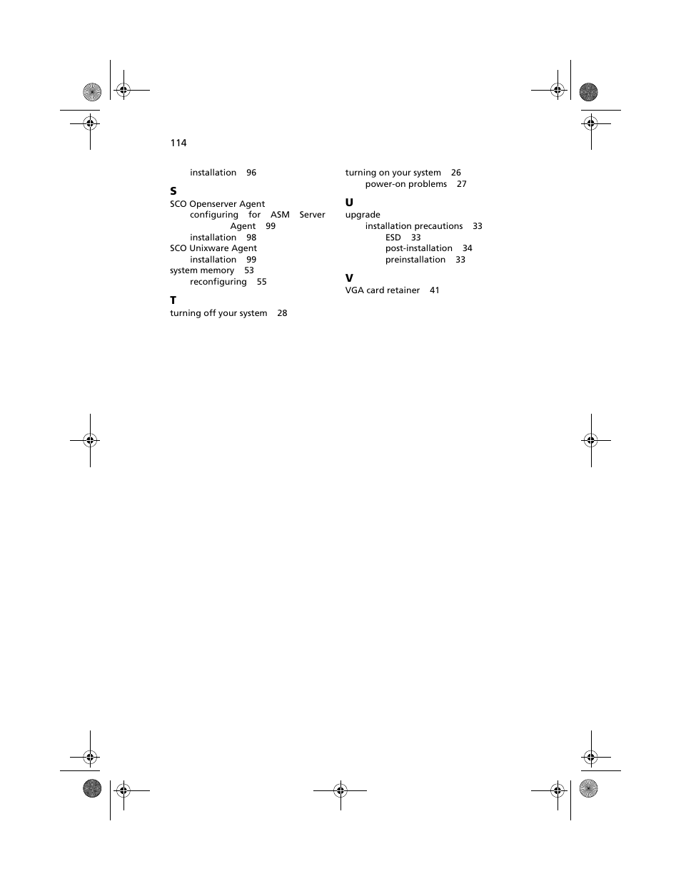 Acer Altos G500 User Manual | Page 124 / 124