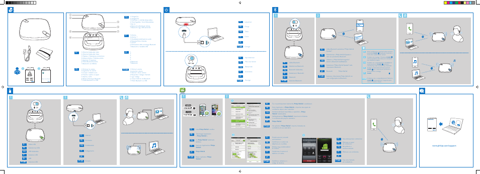 Philips WeCall Bluetooth-Konferenzlautsprecher User Manual | Page 2 / 2