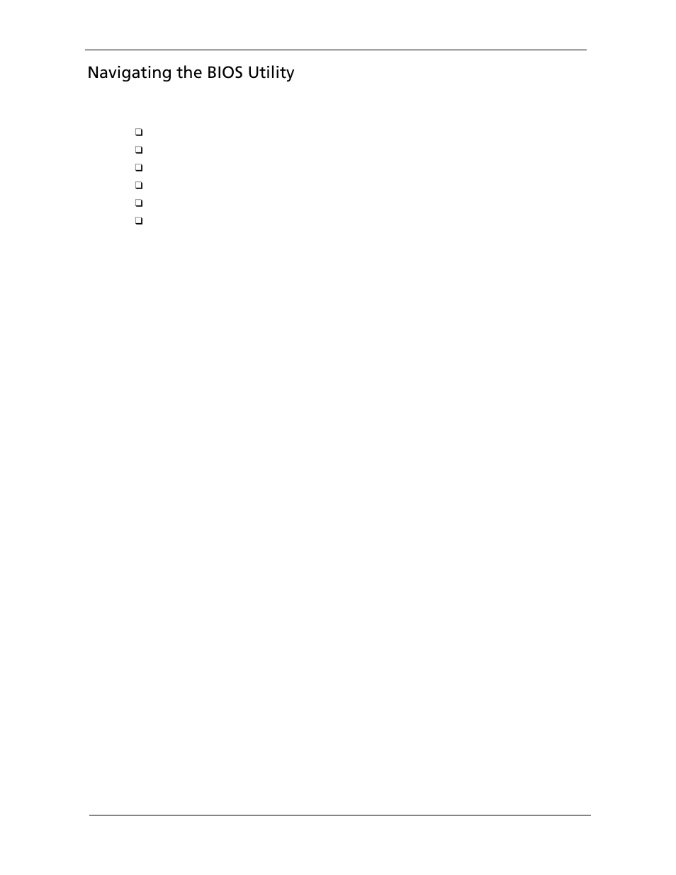 Navigating the bios utility | Acer 5730Z/5330 User Manual | Page 44 / 172