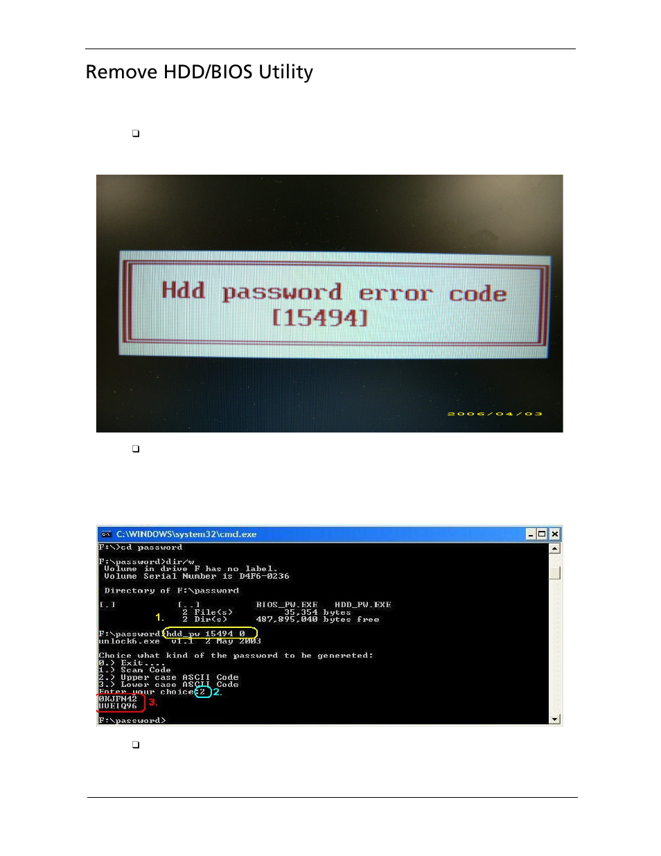 Remove hdd/bios utility | Acer 5730Z/5330 User Manual | Page 55 / 172