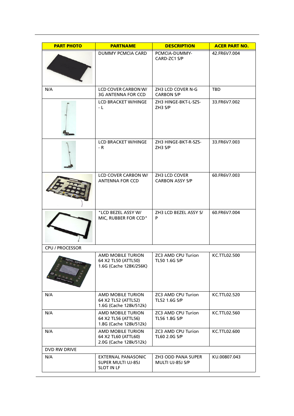 Acer 1000 User Manual | Page 116 / 122