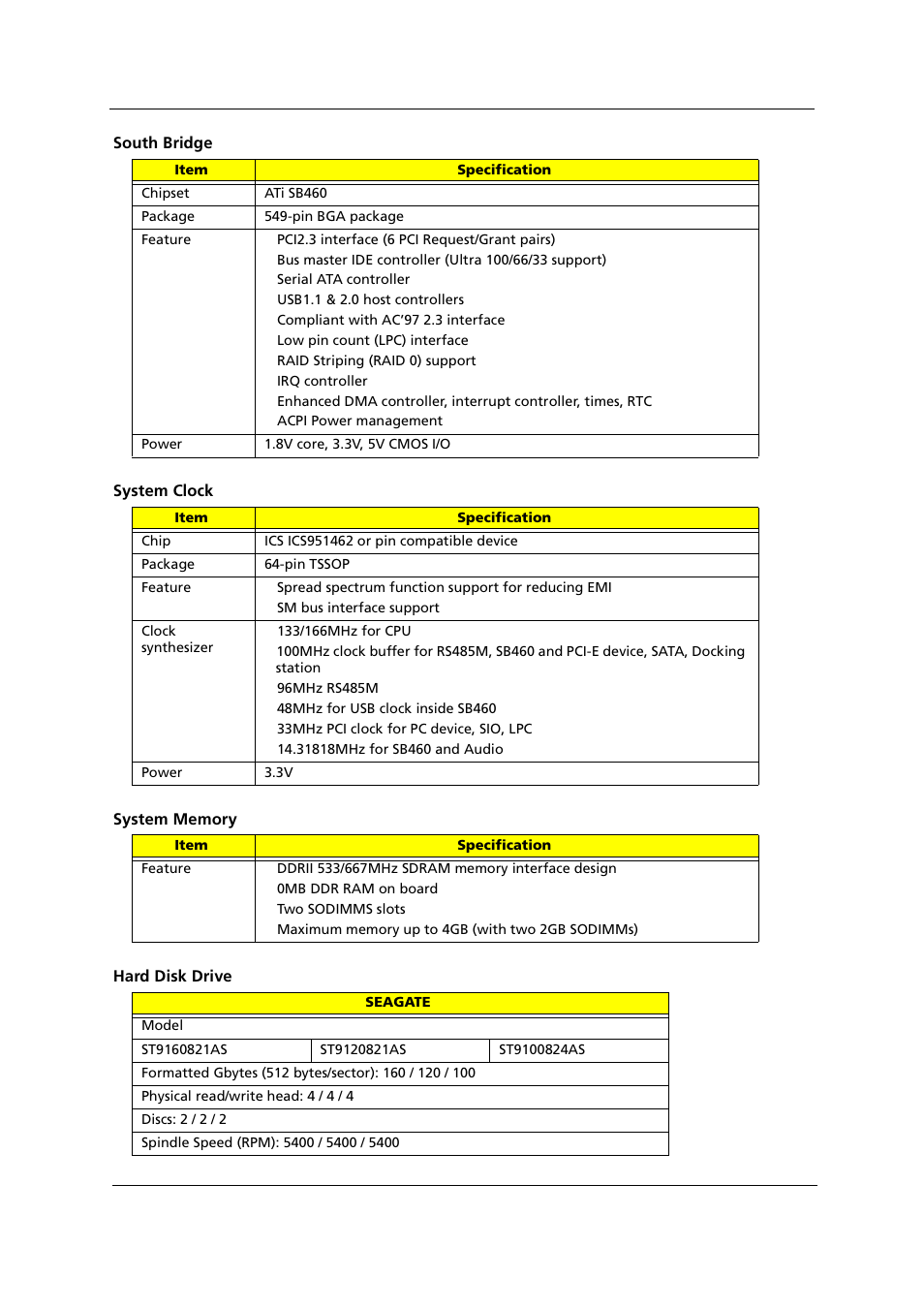 Acer 1000 User Manual | Page 55 / 122