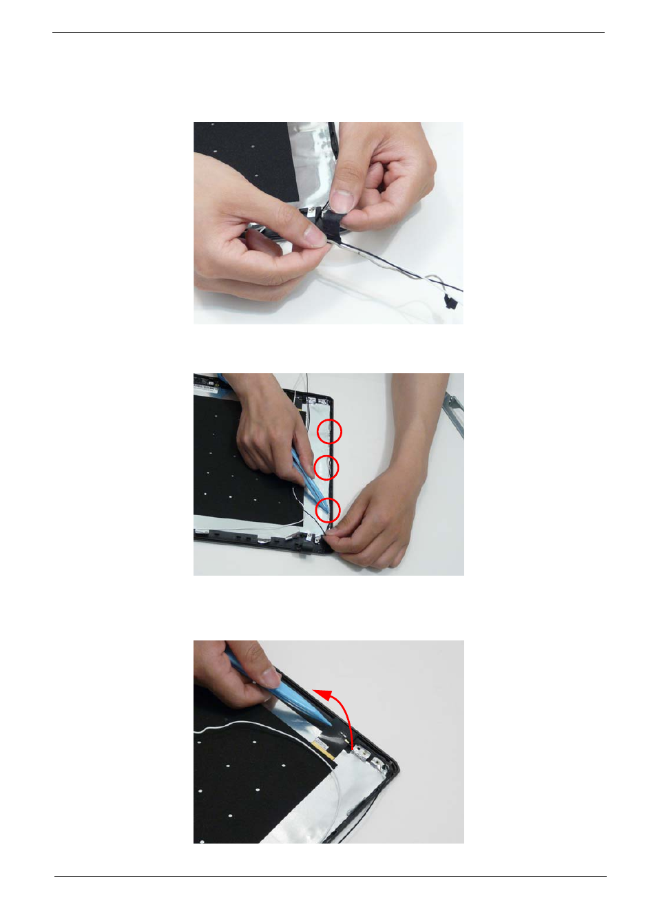 Removing the antennas | Acer 5538 User Manual | Page 111 / 226