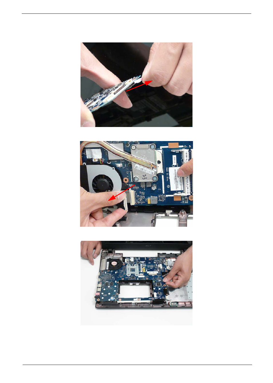 Replacing the mainboard | Acer 5538 User Manual | Page 129 / 226