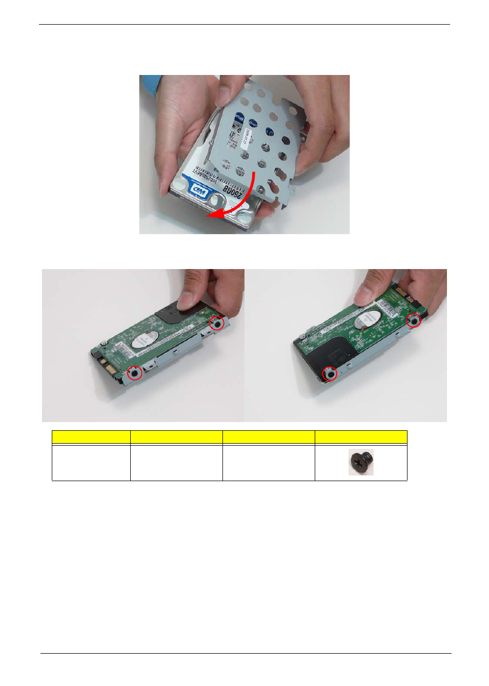 Replacing the hard disk drive module | Acer 5538 User Manual | Page 153 / 226