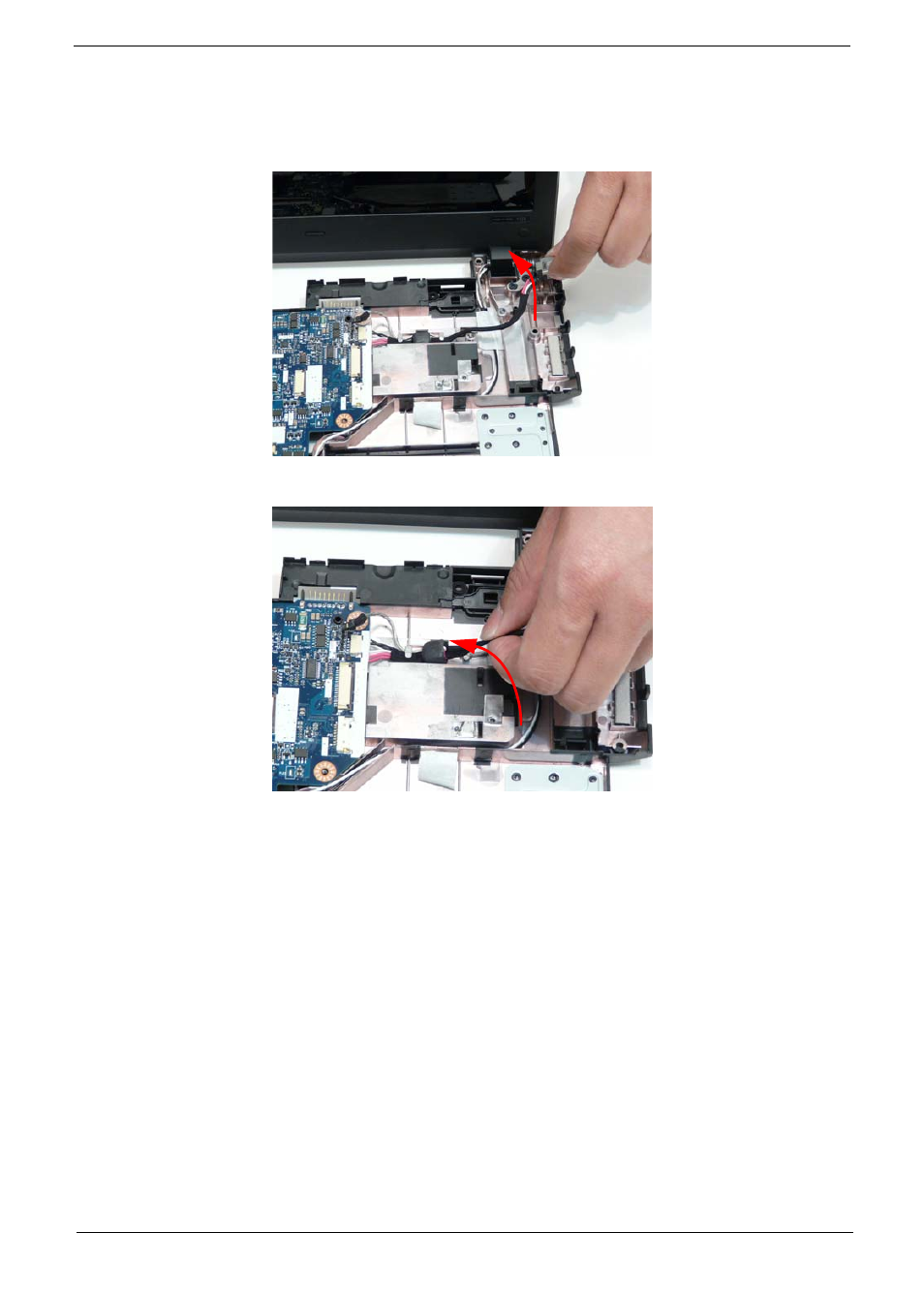 Removing the dc-in cable | Acer 5538 User Manual | Page 91 / 226