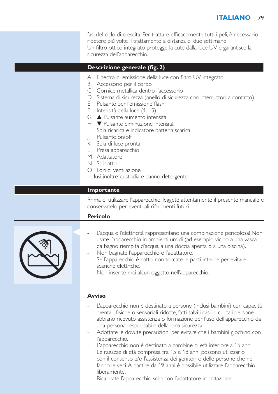 Philips Lumea IPL Haarentfernungssystem User Manual | Page 79 / 102