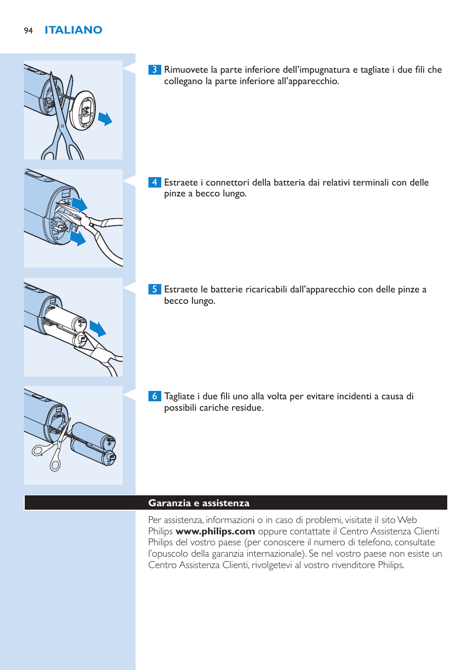 Philips Lumea IPL Haarentfernungssystem User Manual | Page 94 / 102