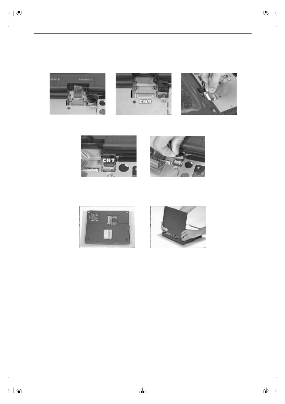 Removing the lcd module | Acer 505 User Manual | Page 53 / 104