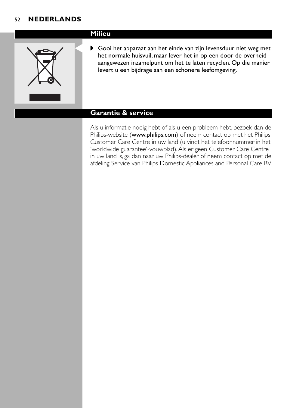 Philips Kabelloses Dampfbügeleisen User Manual | Page 52 / 90