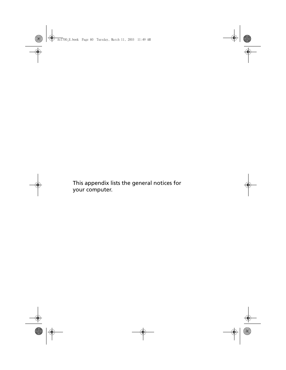 Acer 1700 User Manual | Page 91 / 103