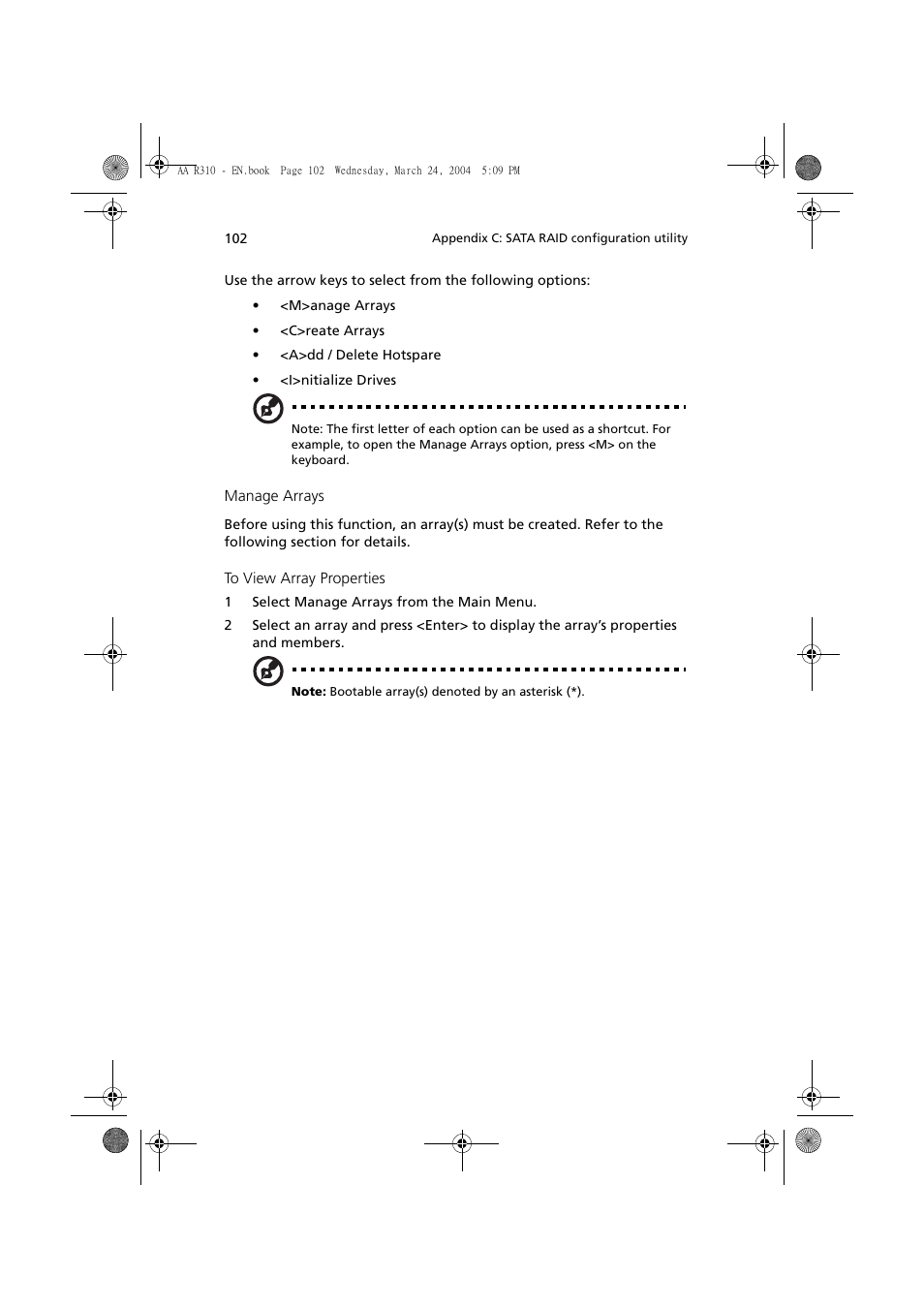 Acer Altos R310 User Manual | Page 112 / 122