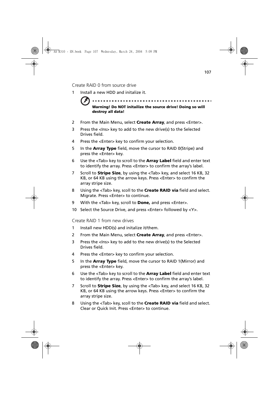 Acer Altos R310 User Manual | Page 117 / 122