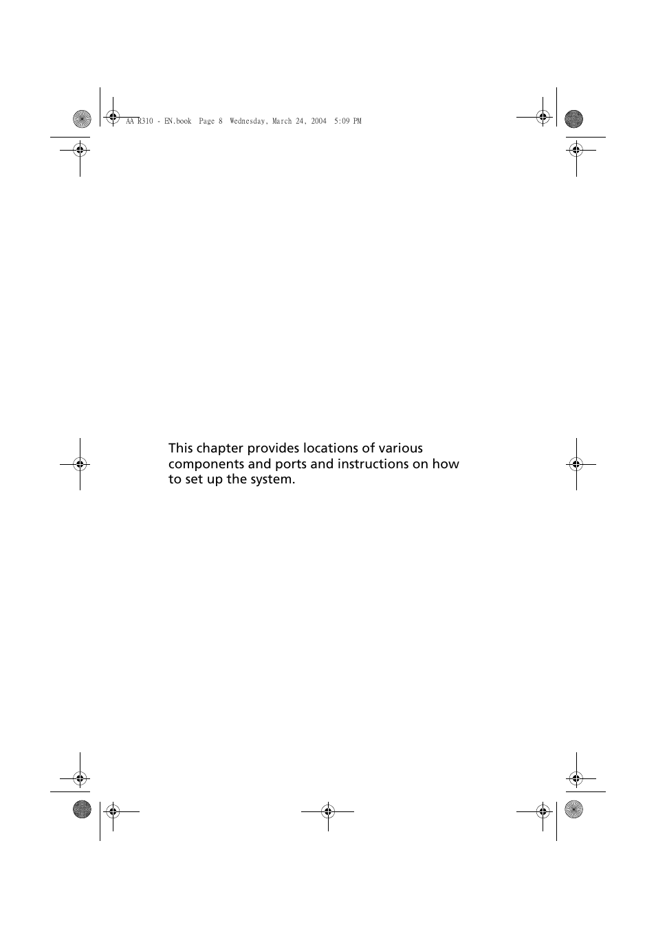 Acer Altos R310 User Manual | Page 18 / 122