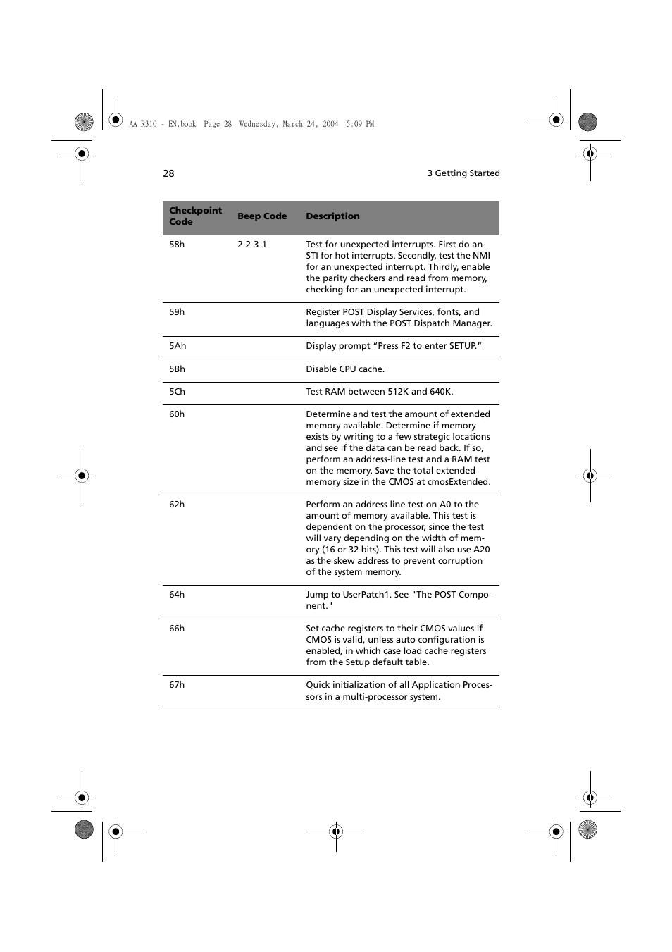 Acer Altos R310 User Manual | Page 38 / 122