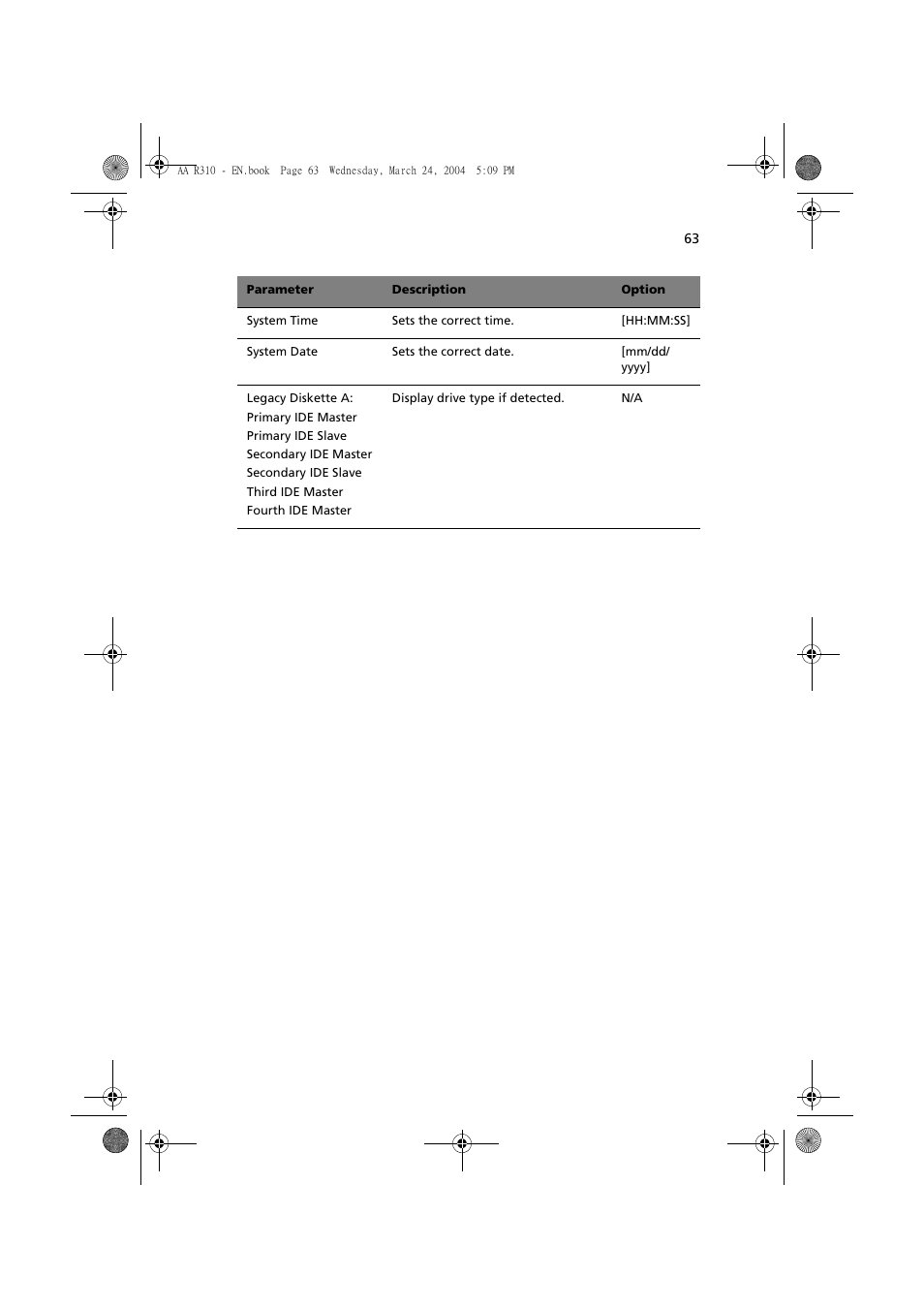 Acer Altos R310 User Manual | Page 73 / 122