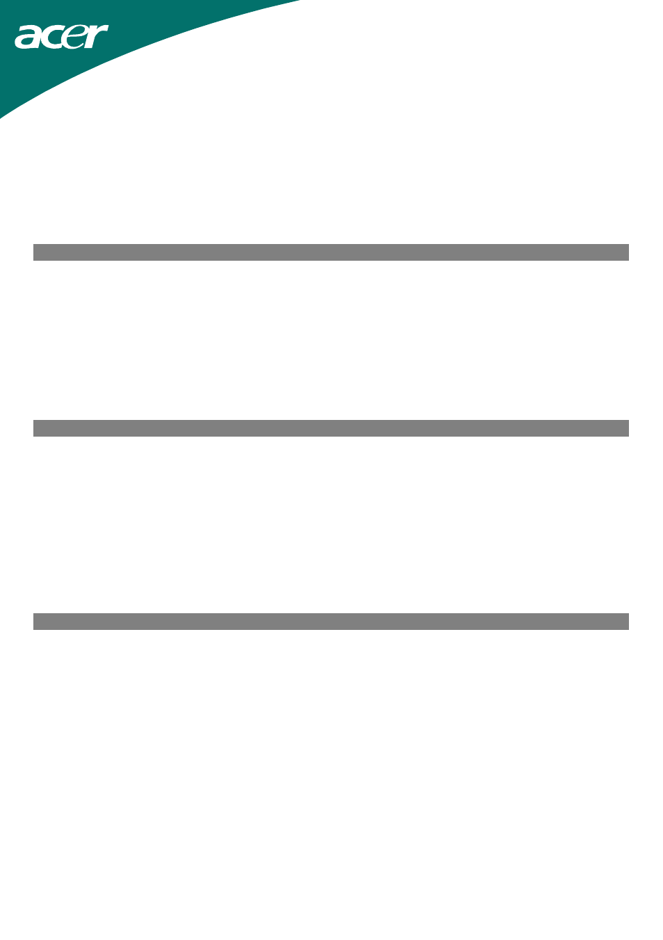 Troubleshooting | Acer AL1715 User Manual | Page 15 / 15