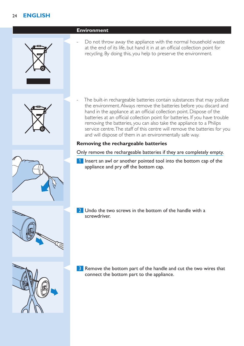 Philips Lumea Precision IPL Haarentfernungssystem User Manual | Page 24 / 110