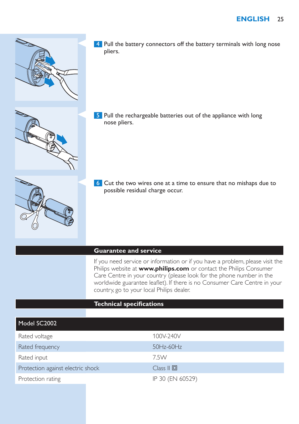 Philips Lumea Precision IPL Haarentfernungssystem User Manual | Page 25 / 110