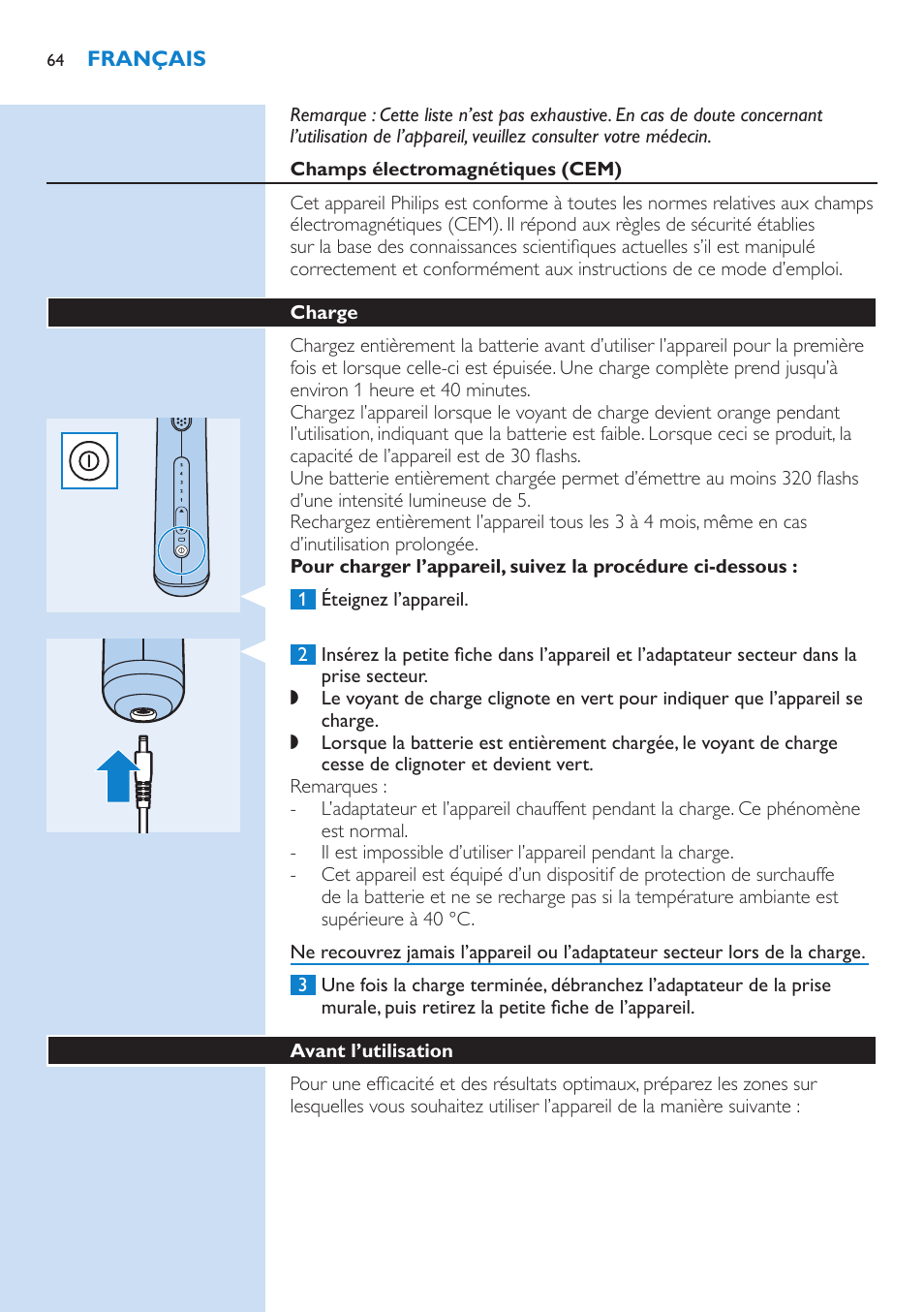 Philips Lumea Precision IPL Haarentfernungssystem User Manual | Page 64 / 110