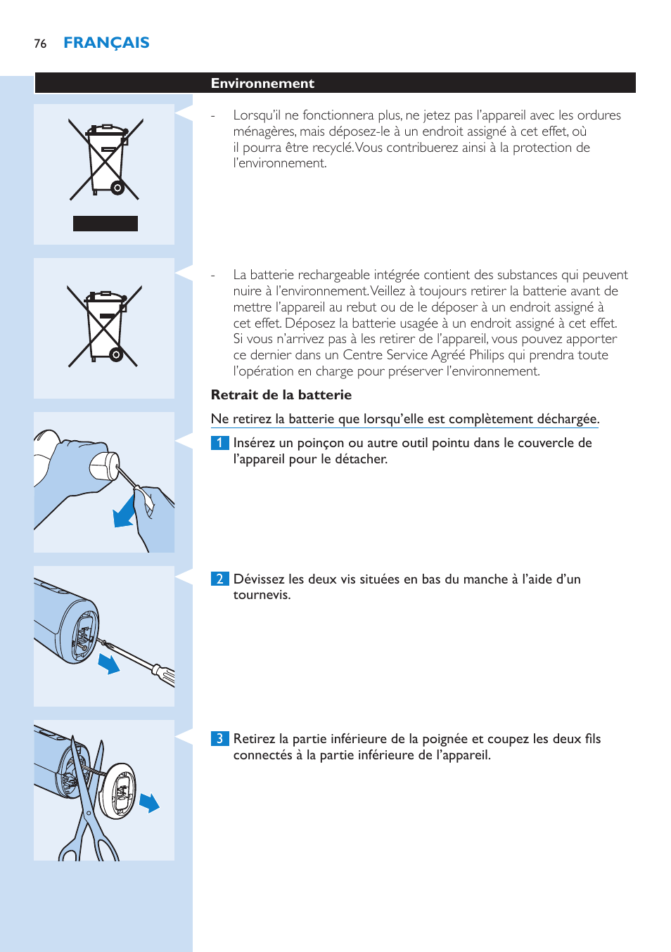 Philips Lumea Precision IPL Haarentfernungssystem User Manual | Page 76 / 110