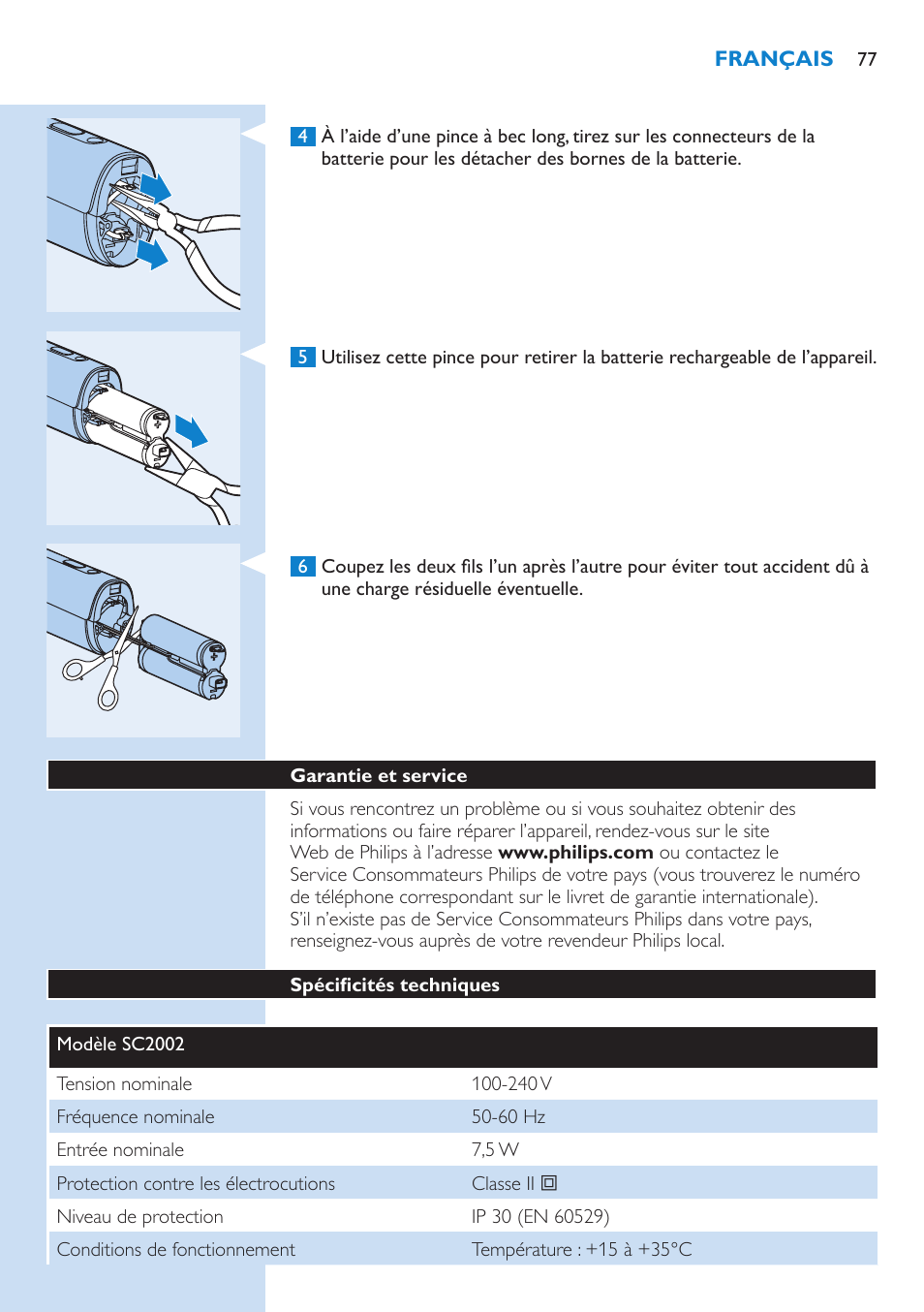 Philips Lumea Precision IPL Haarentfernungssystem User Manual | Page 77 / 110